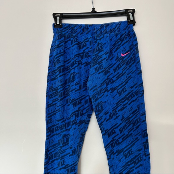 Nike Girls Logo Print Leggings - Picture 2 of 12